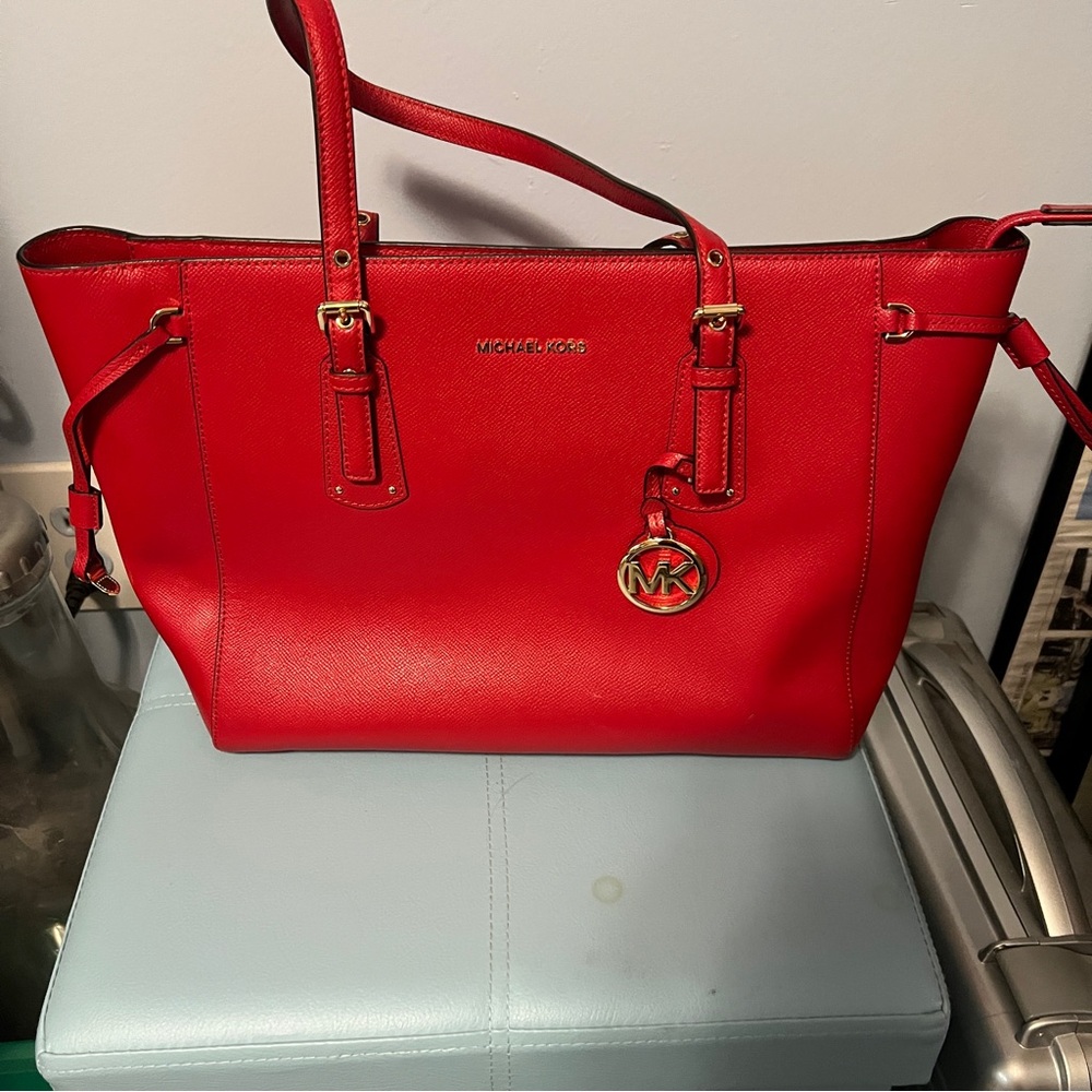 Michael Kors Vibrant Red Tote Bag